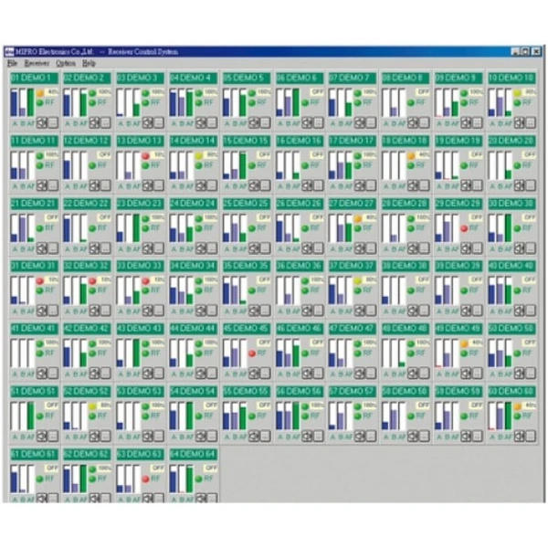 Программное обеспечение Mipro DVU Receivers PC Management Software