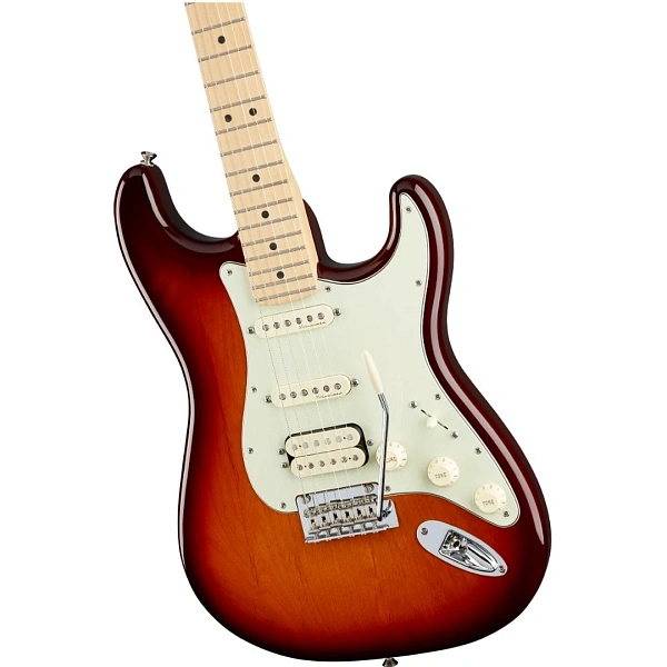 Электрогитара Fender Deluxe Stratocaster HSS MN Tobacco Burst