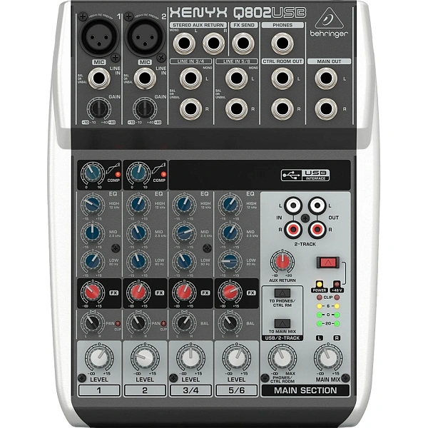 Микшерный пульт Behringer Q802USB