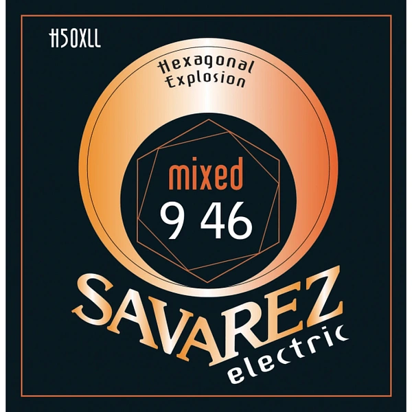 Струны для электрогитары Savarez H50XLL Hexagonal Explosion 9-46