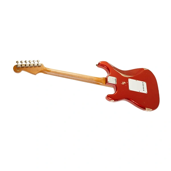 Электрогитара Fender Custom Shop S20 LTD 64 Strat REL Aged Candy Apple Red
