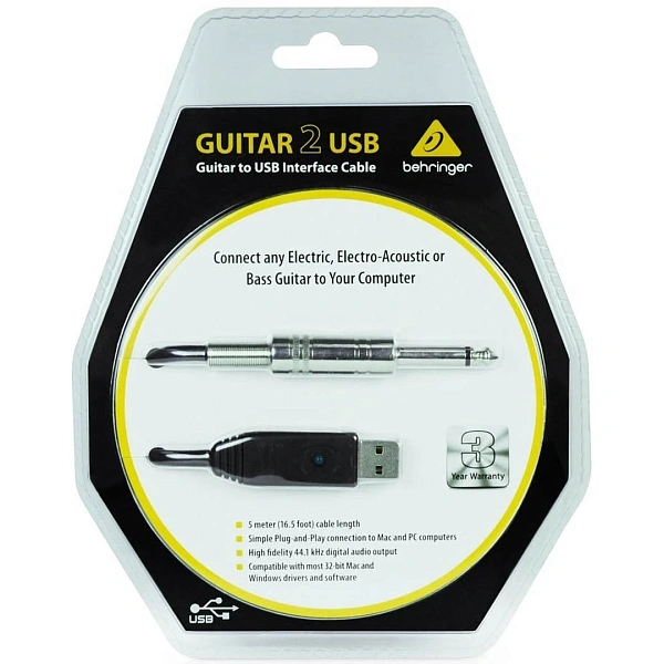 Аудиоинтерфейс Behringer Guitar 2 USB