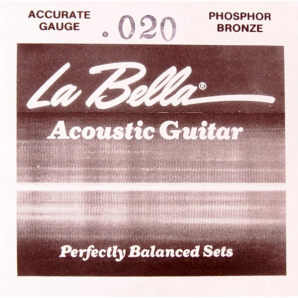 Струна для акустической гитары La Bella PW020
