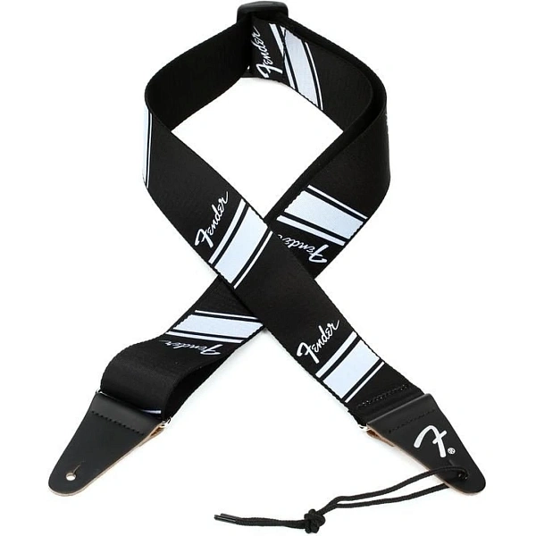 Ремень для гитары Fender 2″ Competition Stripe Strap Silver
