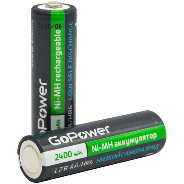 Аккумуляторы GoPower 00-00018320 AA/HR6 Ni-MH