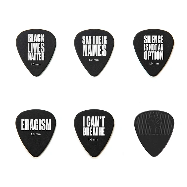 Набор медиаторов Dunlop BLMT04 Black Lives Matter 1.0
