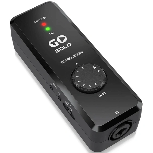 Аудиоинтерфейс TC Helicon Go Solo