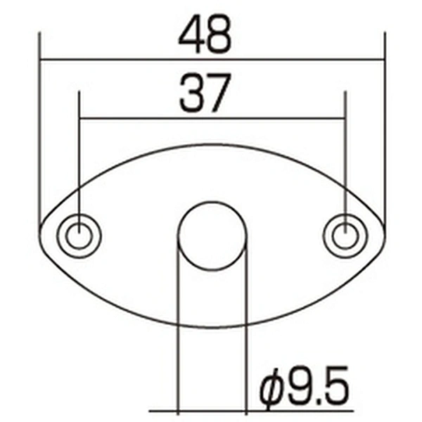 Панель гитарного входа Gotoh JCB-2C