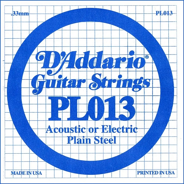 Струна для гитары D'addario PL013