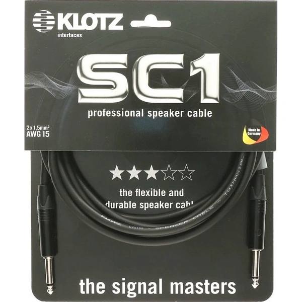 Кабель Klotz SC1-PP05SW