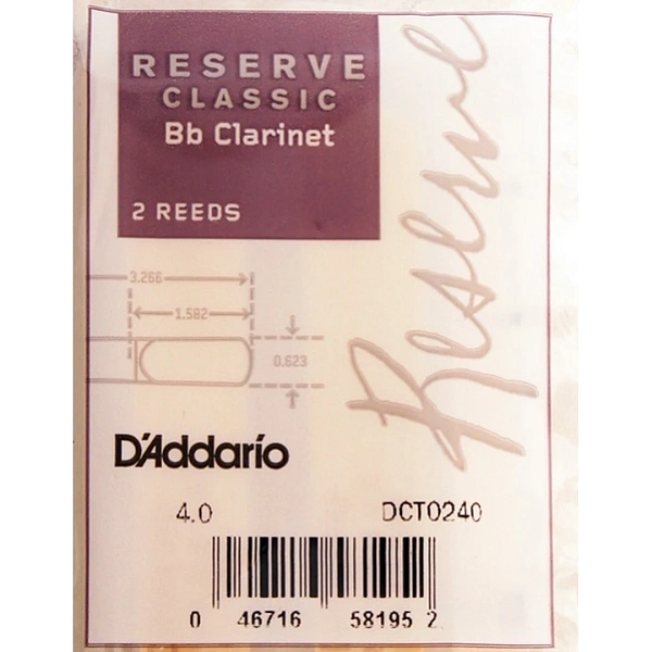 Трости для кларнета Bb Rico DCT0240