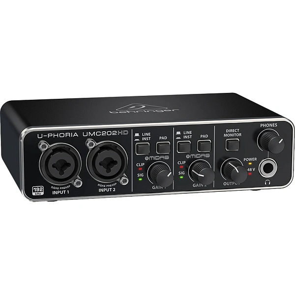 Аудиоинтерфейс Behringer UMC202HD