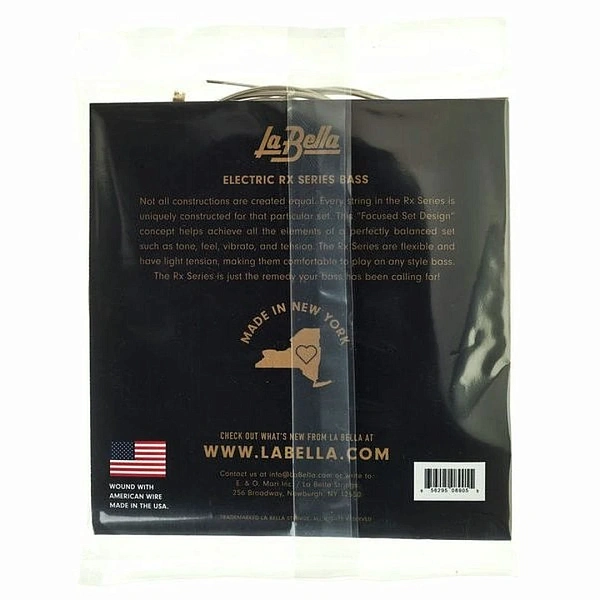 Струны для бас-гитары La Bella RX-N5B RX 45-125