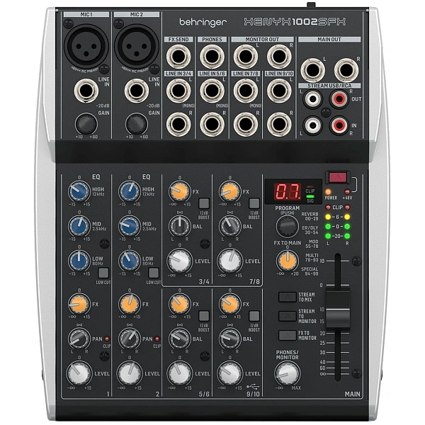Микшерный пульт Behringer XENYX 1002SFX
