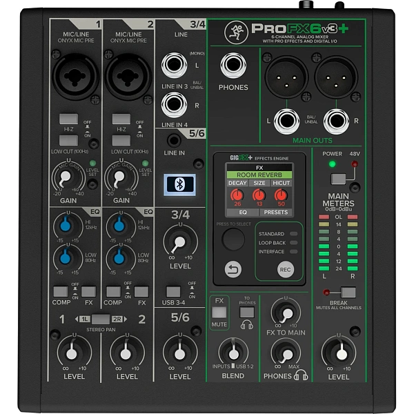 Микшерный пульт Mackie ProFX6v3+