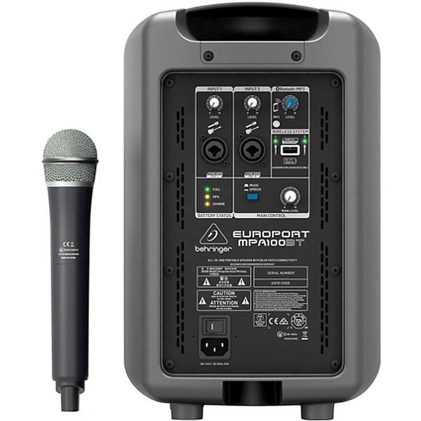 Портативная акустическая система Behringer MPA100BT