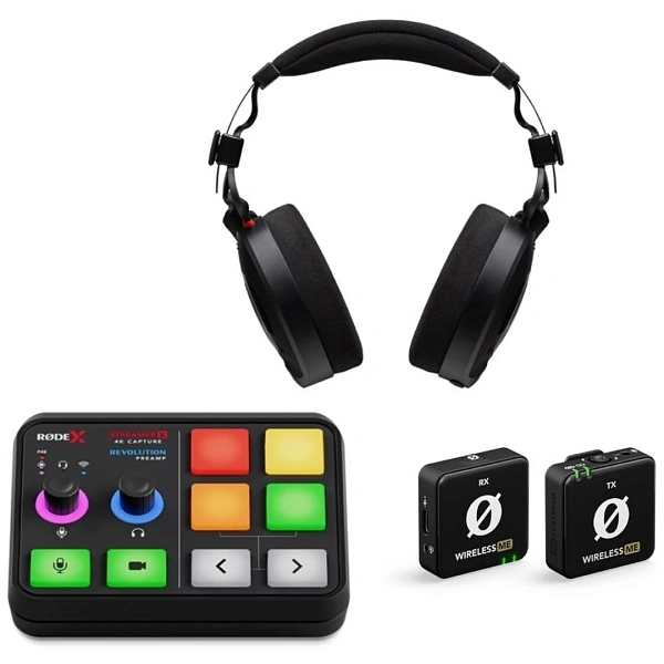 Студийный комплект Rode STREAMER X + Wireless ME + NTH100