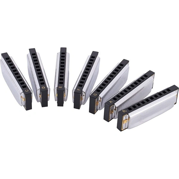 Набор губных гармошек Hohner Blues Band 559/20 CDEFGABb