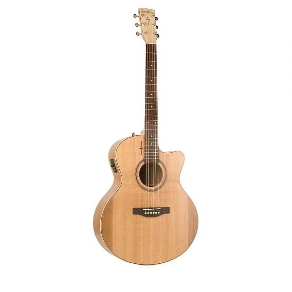 Электроакустическая гитара Simon &amp; Patrick Wild Cherry CW MiniJumbo T35