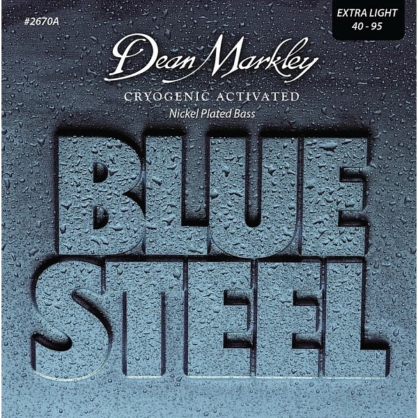 Струны для бас-гитары Dean Markley 2670A Blue Steel NPS 40-95