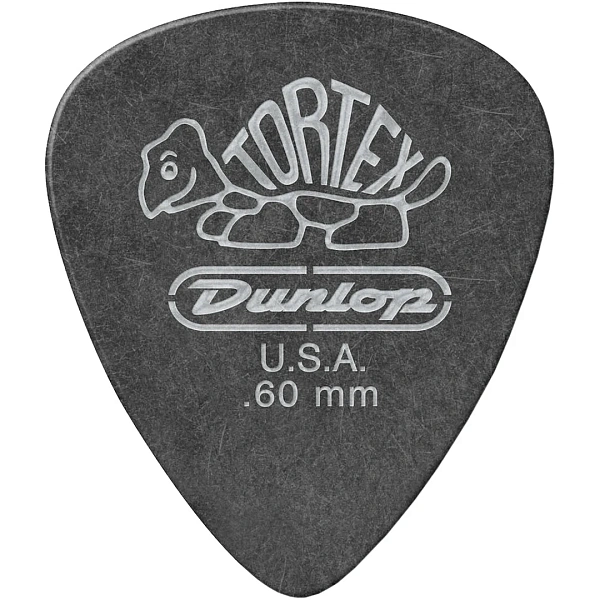 Медиатор Dunlop 488R.60 Tortex Pitch Black Standard .60