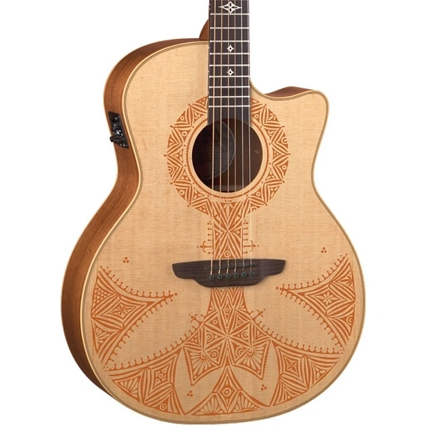 Электроакустическая гитара Luna Henna Sahara Spruce