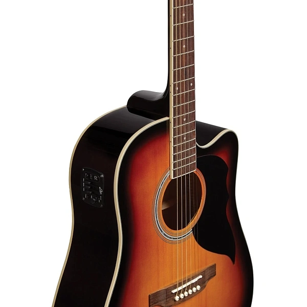 Электроакустическая гитара Eko Ranger CW EQ Brown Sunburst