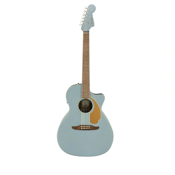 Электроакустическая гитара Fender Newporter Player WN Ice Blue Satin