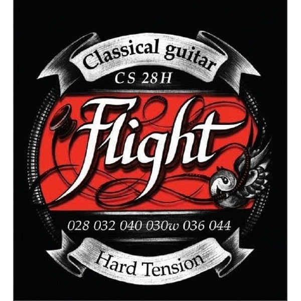 Струны для классической гитары Flight CS28H Hard Tension