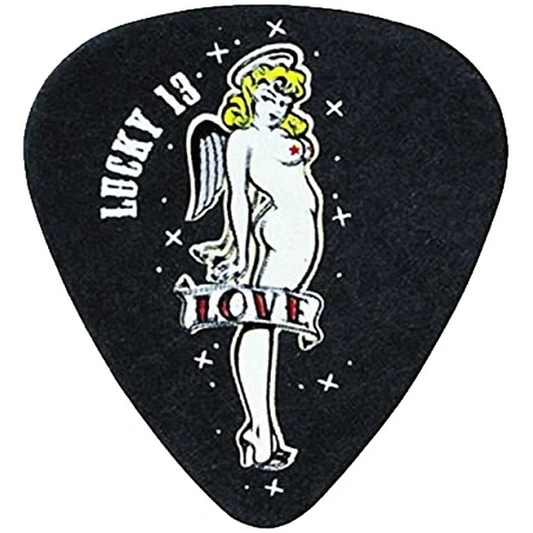 Медиатор Dunlop L09R1.0 Lucky 13 Love Girl 1.0