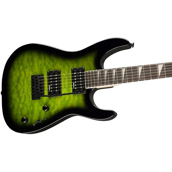 Электрогитара Jackson JS20 Dinky DKQ 2PT AH Transparent Green