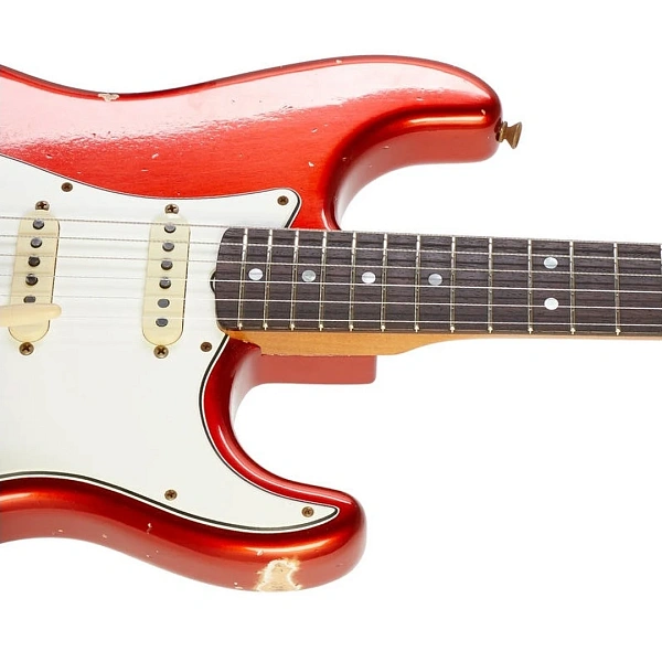 Электрогитара Fender Custom Shop S20 LTD 64 Strat REL Aged Candy Apple Red