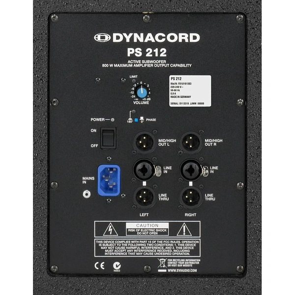 Сабвуфер Dynacord PowerSub 212