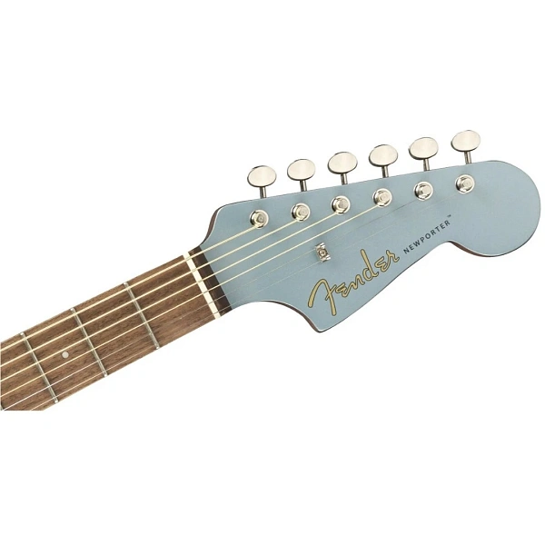 Электроакустическая гитара Fender Newporter Player WN Ice Blue Satin