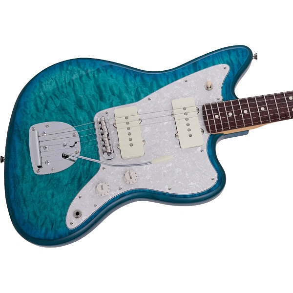 Электрогитара Fender 2024 Hybrid II Jazzmaster Quilt Aquamarine Made in Japan