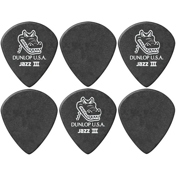 Набор медиаторов Dunlop 571P1.4 Gator Grip Jazz III 1.4