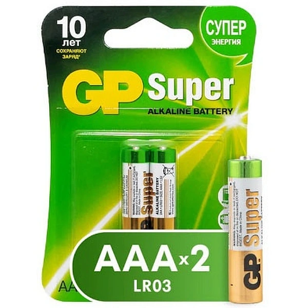 Батарейка GP Super LR03/24A