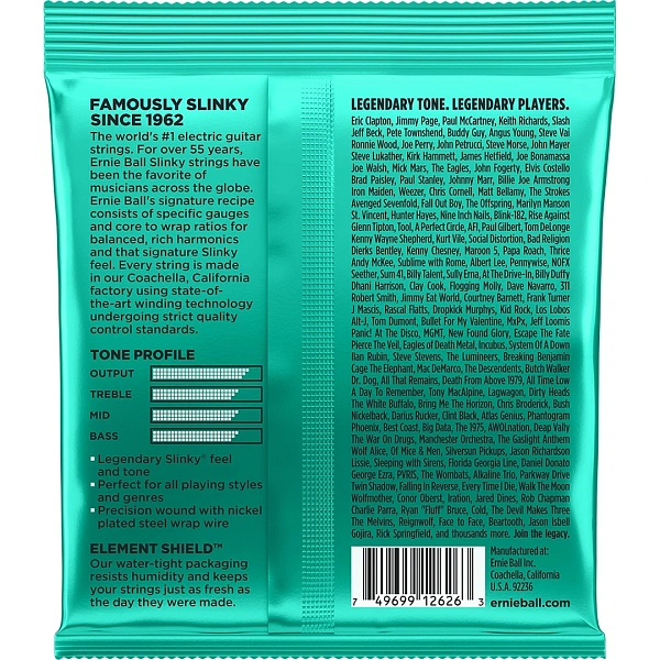 Струны для электрогитар Ernie Ball 2626 12-56