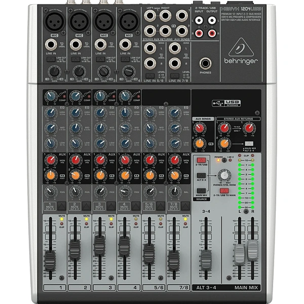 Микшерный пульт Behringer 1204USB