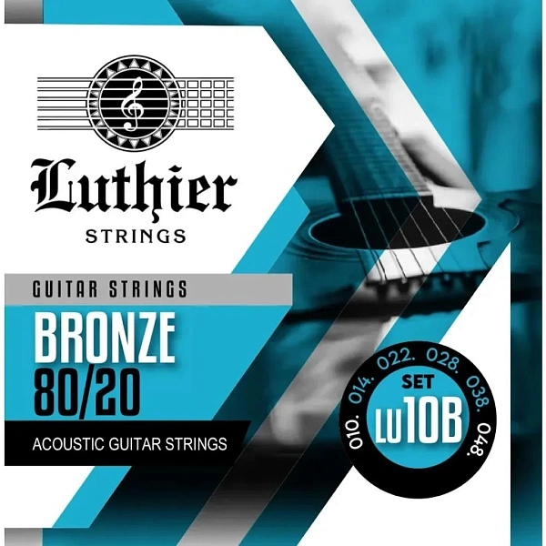 Струны для акустической гитары Luthier LU-10B 10-48