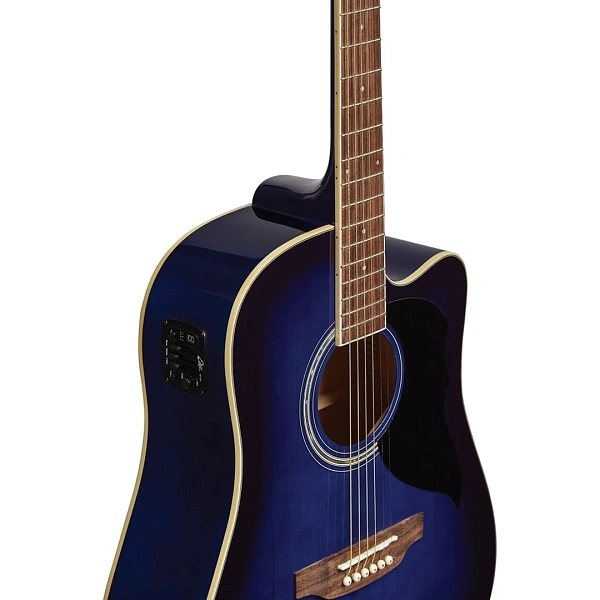 Электроакустическая гитара Eko Ranger CW EQ Blue Sunburst
