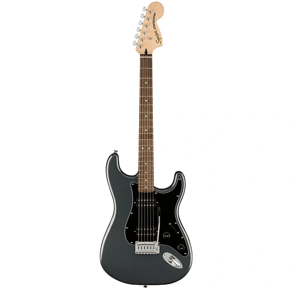 Электрогитара Fender Squier Affinity Stratocaster HH LRL Charcoal Frost Metallic