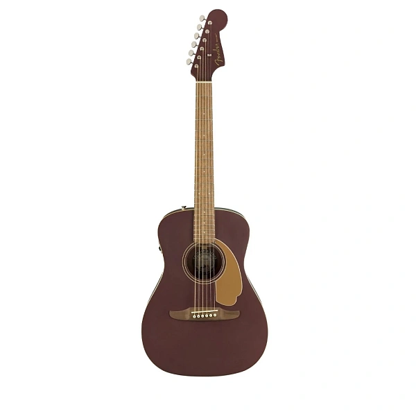 Электроакустическая гитара Fender Malibu Player Burgundy Satin WN
