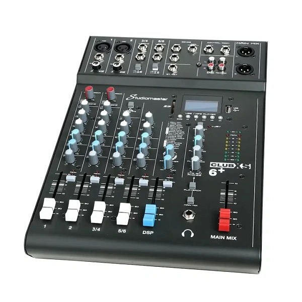 Аналоговый пассивный микшерный пульт Studiomaster CLUB XS6+