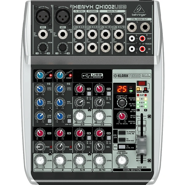 Микшерный пульт Behringer QX1002USB