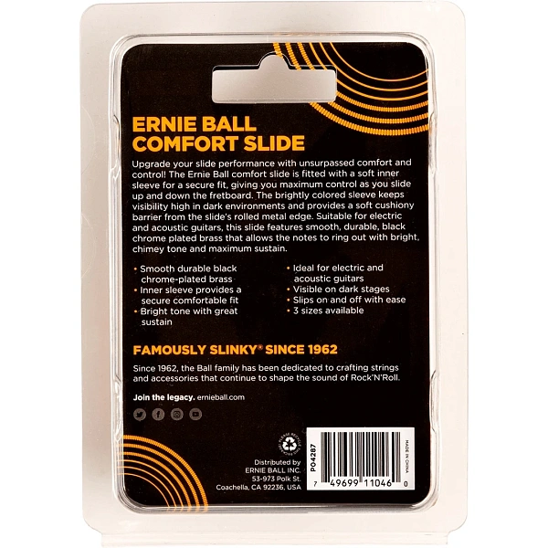 Слайдер Ernie Ball Comfort Slide Small 4287