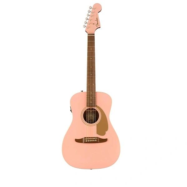 Электроакустическая гитара Fender Malibu Player Limited Edition Shell Pink
