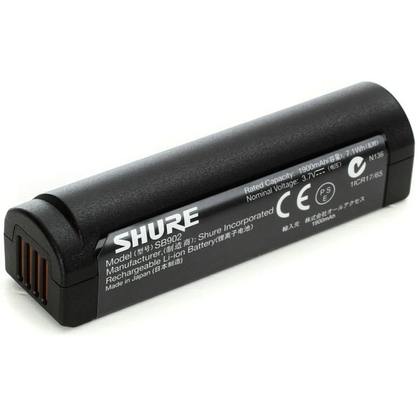 Аккумулятор для передатчика Shure SB902