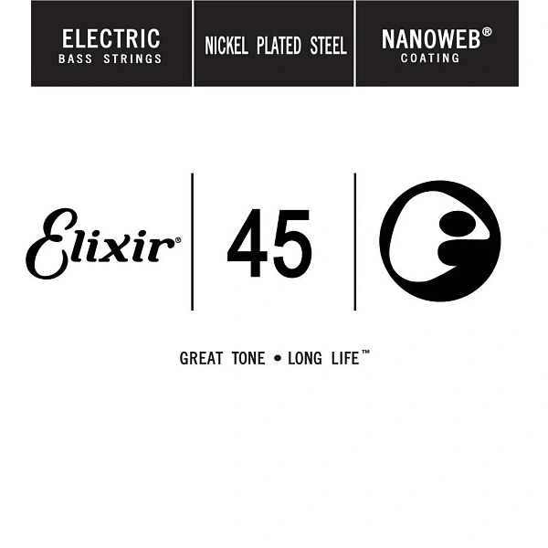 Струна для бас-гитары Elixir15345 045