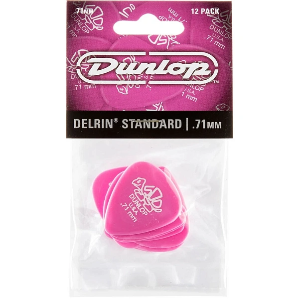 Набор медиаторов Dunlop 41P.71 Delrin 500 .71